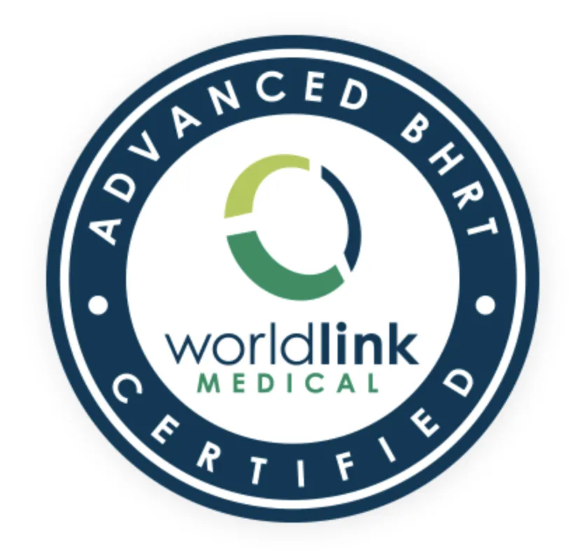 Worldlink Medical Advanced BHRT Certification badge